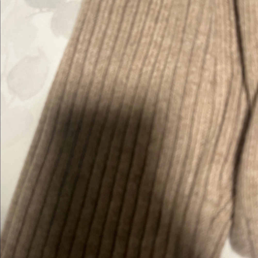 NWT Anthropologie beige open cardigan - Picture 5 of 7